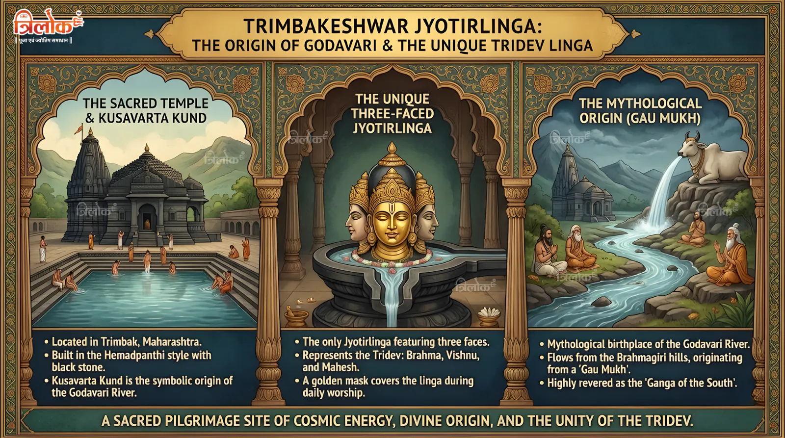 Trimbakeshwar Jyotirlinga: The Origin of Godavari